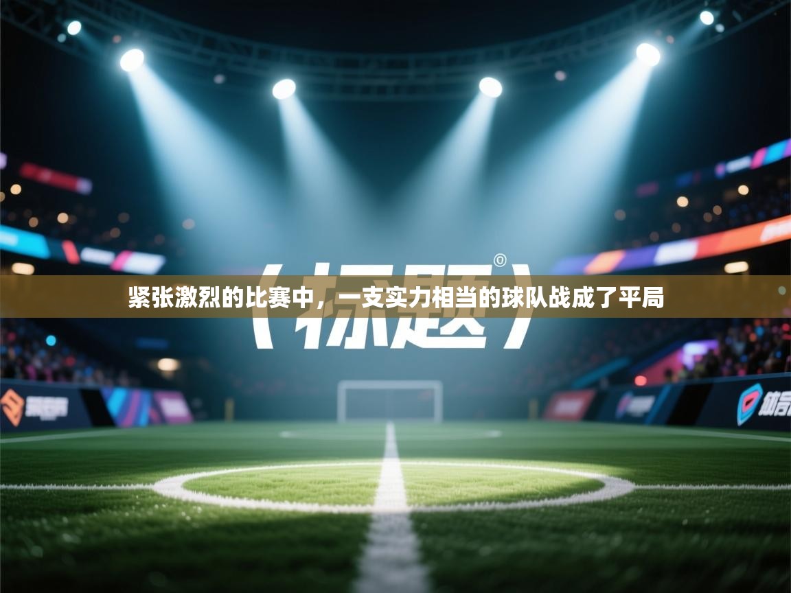 紧张激烈的比赛中，一支实力相当的球队战成了平局  第2张